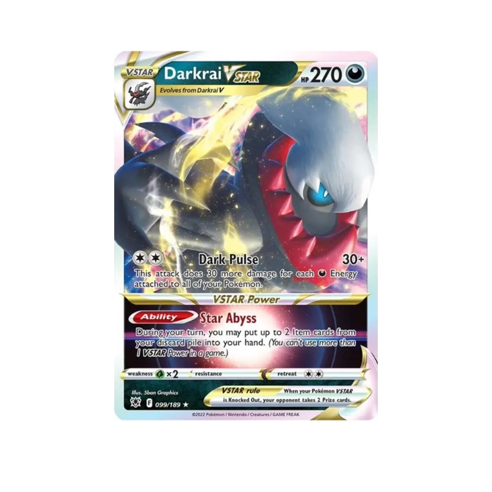 Darkrai VSTAR 099 Astral Radiance NM