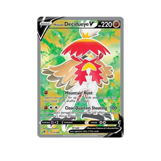 Hisuian Decidueye V 173 Astral Radiance NM