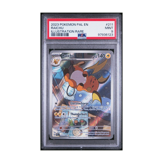 Pokemon Raichu 211/193 Illustration Rare (IR) Paldea Evolved MINT 9