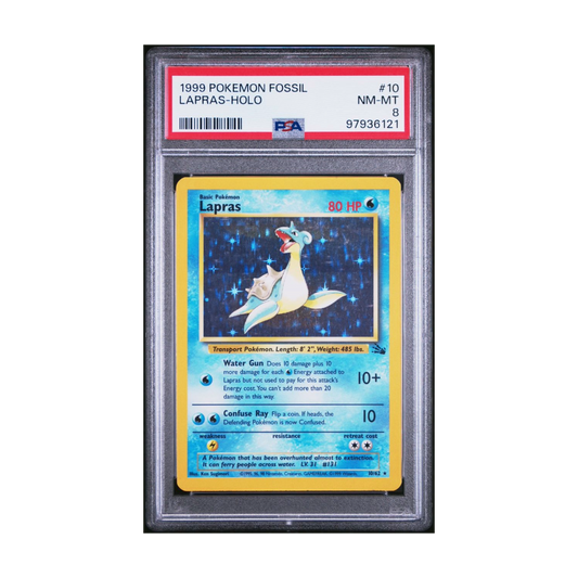 Pokemon Lapras 10/62 Holo Rare Fossil Unlimited NM-MT 8