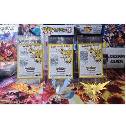 Moltres Articuno Zapdos 21 22 23 Black Star promos Sealed NM