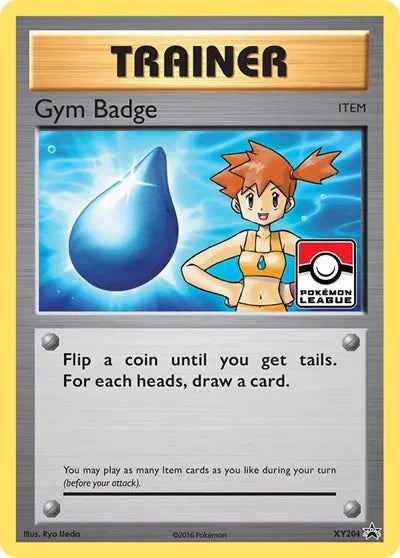 Pokemon Gym Badge XY204 Promo XY Black Star Promos LP