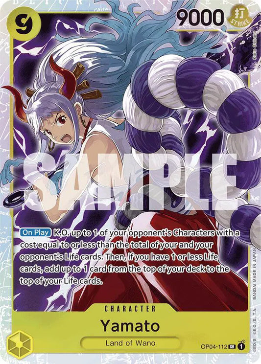 One Piece Yamato SR OP04-112  PRB01 Premium Booster NM