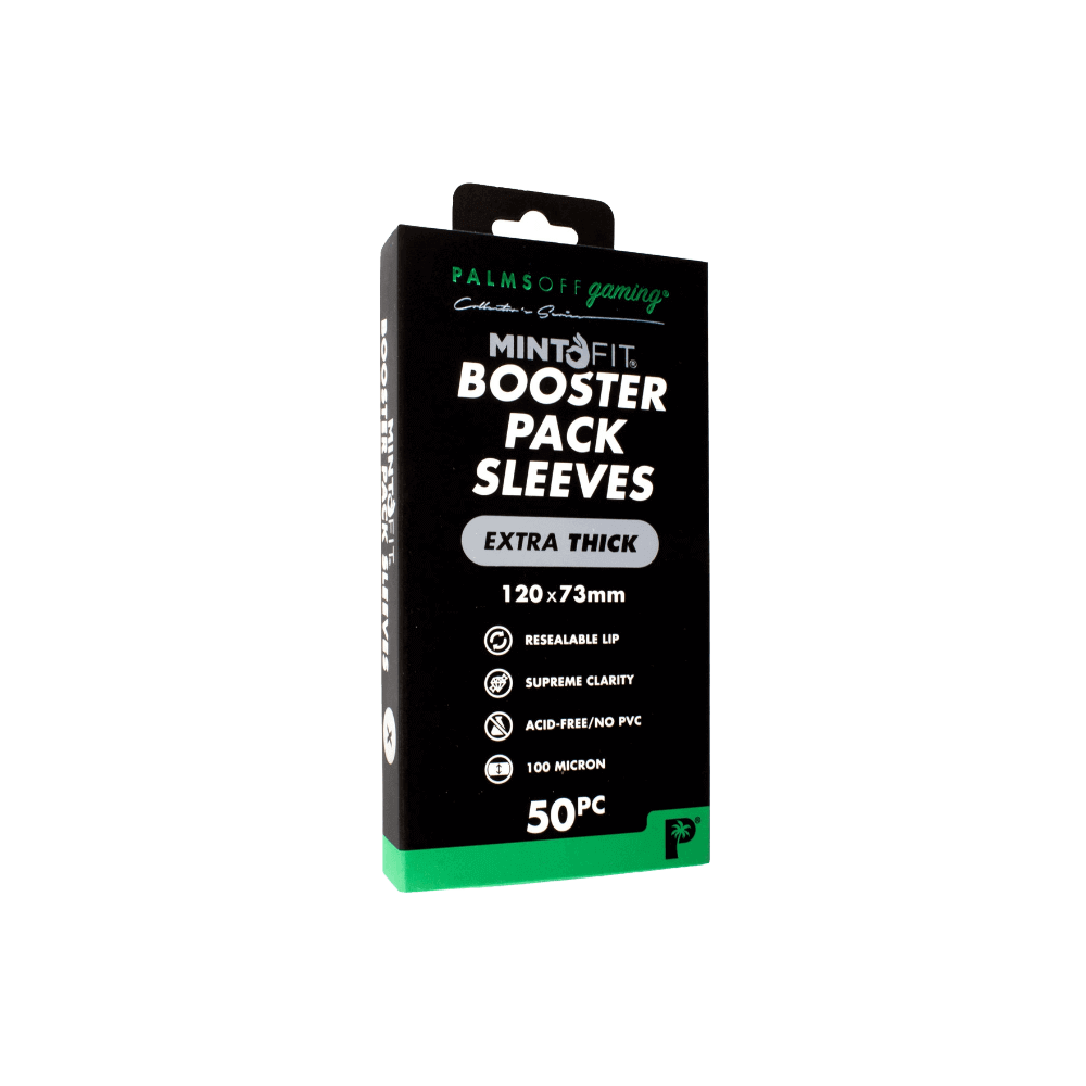 Booster Pack Mint-Fit Sleeves - Extra Thick 50pc - DKAPNS CARDS