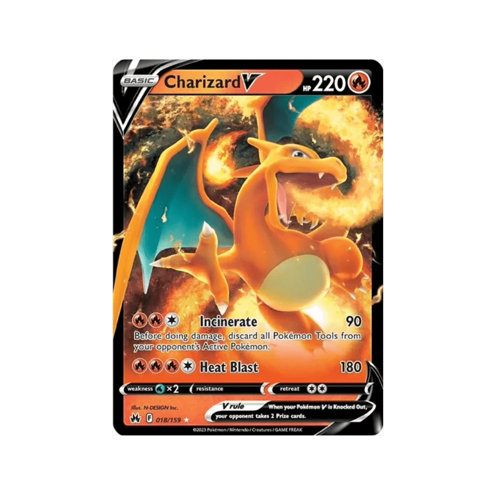 Charizard V 18 Crown Zenith - DKAPNS CARDS