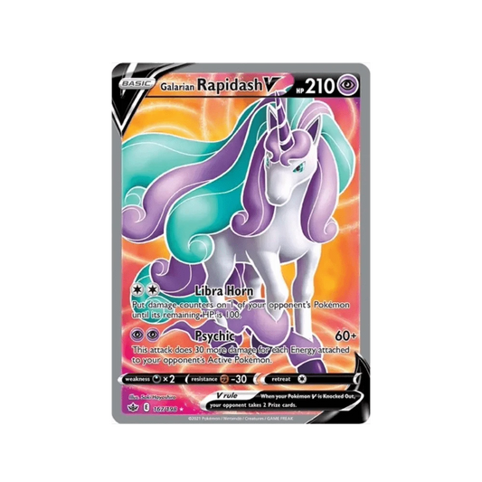 Galarian Rapidash V 167 Chilling Reign - DKAPNS CARDS