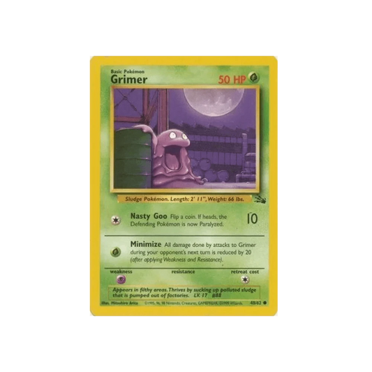 Grimer Common 48 Fossil - DKAPNS CARDS