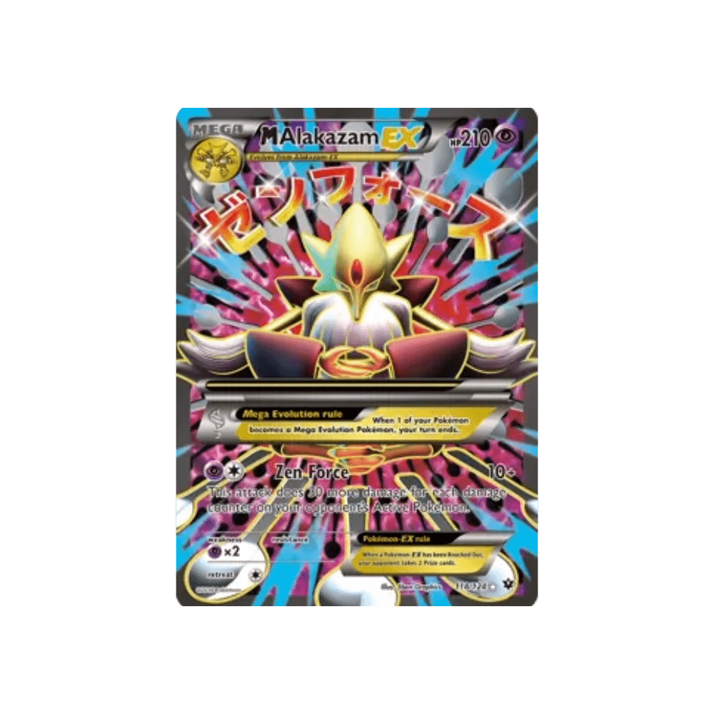 M Alakazam EX (Full Art) Ultra Rare 118 XY Fates Collide - DKAPNS CARDS