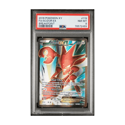 SCIZOR EX PSA 8 - DKAPNS CARDS