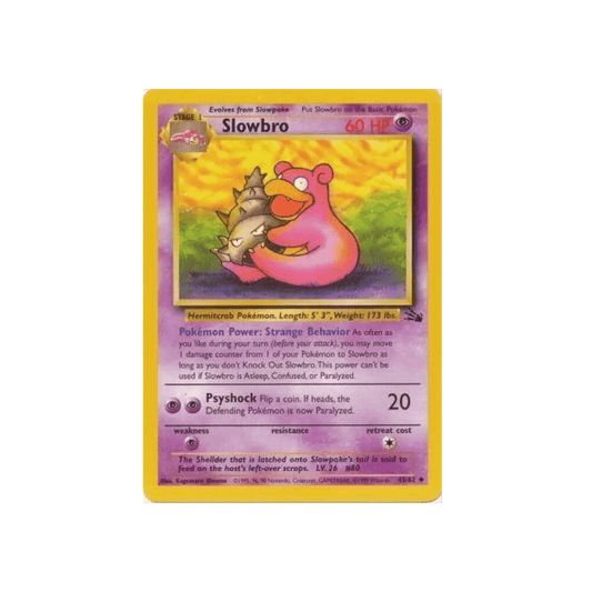 Slowbro Uncommon 43 Fossil - DKAPNS CARDS