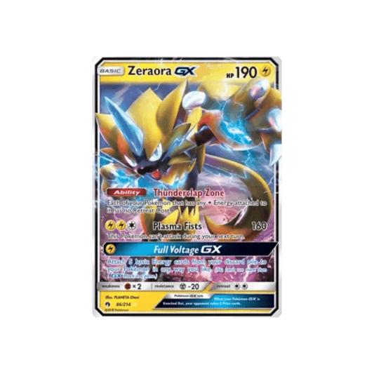 Zeraora GX Ultra Rare 86 Lost Thunder - DKAPNS CARDS