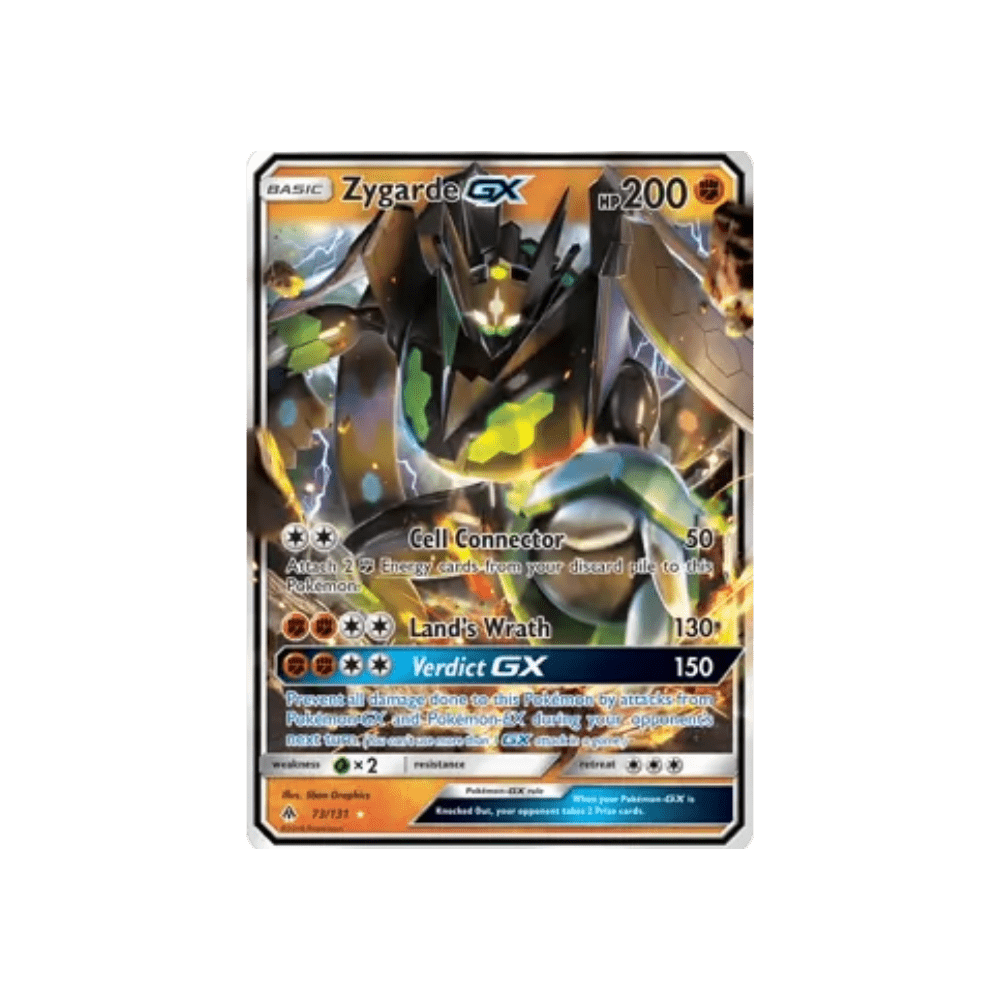 Zygarde GX Ultra Rare 73 Forbidden Light - DKAPNS CARDS